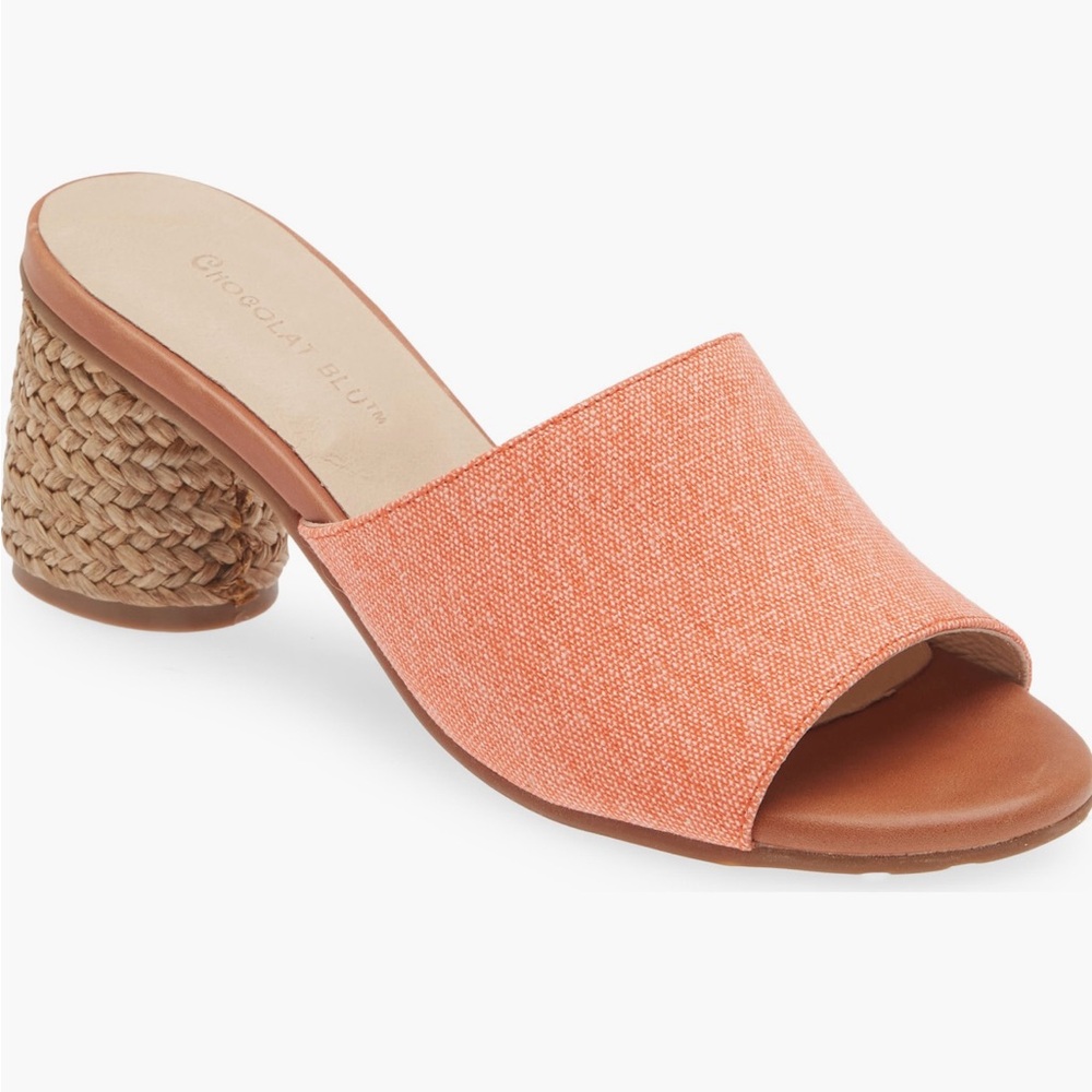 Chocolat Blu Women's Coral block Heeled Sandal